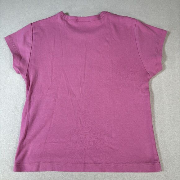 Urban Outfitters Size M Baby Tee Pink Pure Love Eternal Tiger Graphic Y2K Crop - Picture 4 of 8